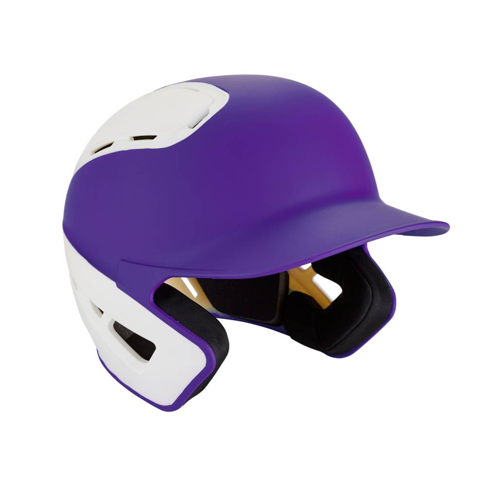 Casco Mizuno B6 Baseball Batting Uomo - Viola/Bianche - 19874-OKUS